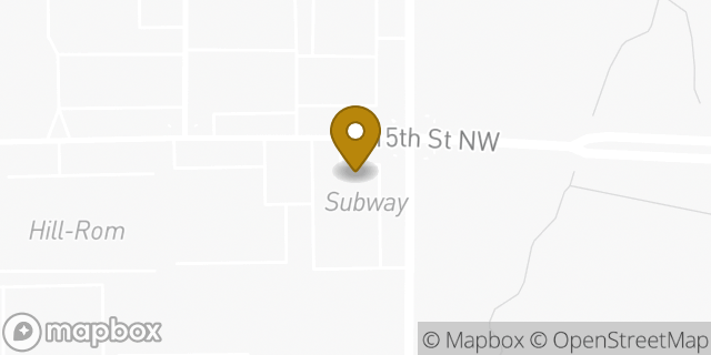 Map showing the location of Subway in Auburn, WA 98001