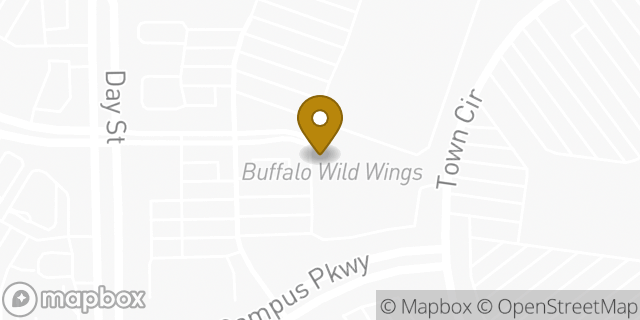 Map showing the location of Buffalo Wild Wings in Moreno Valley, CA 92553
