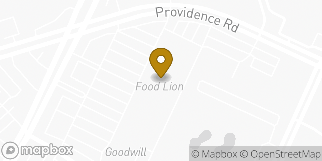 Map showing the location of Food Lion in Virginia Beach, VA 23464