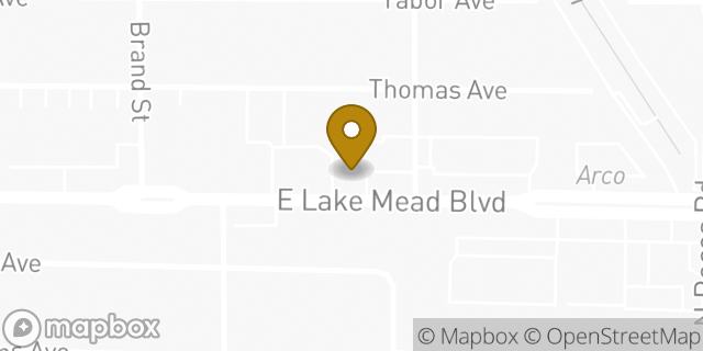 Map showing the location of Amazon Locker - Jaeden in North Las Vegas, NV 89030