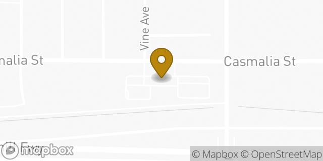 Map showing the location of McDonald's in Rialto, CA 92377