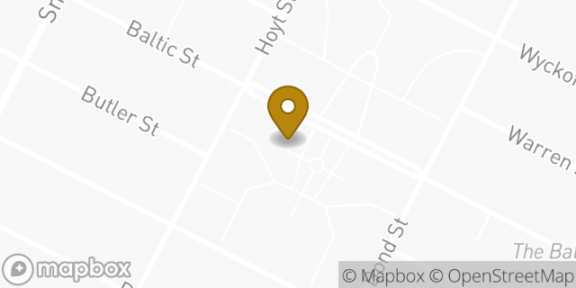 Map showing the location of Amazon Locker - Separation in Brooklyn, NY 11217