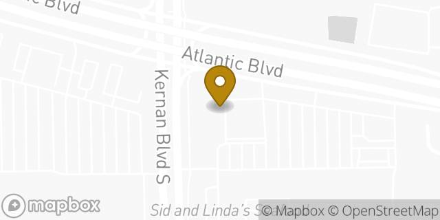 Map showing the location of Walgreens in Jacksonville, FL 32225