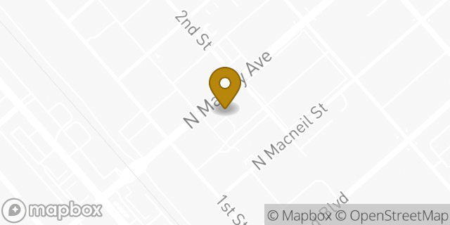 Map showing the location of The UPS Store in San Fernando, CA 91340