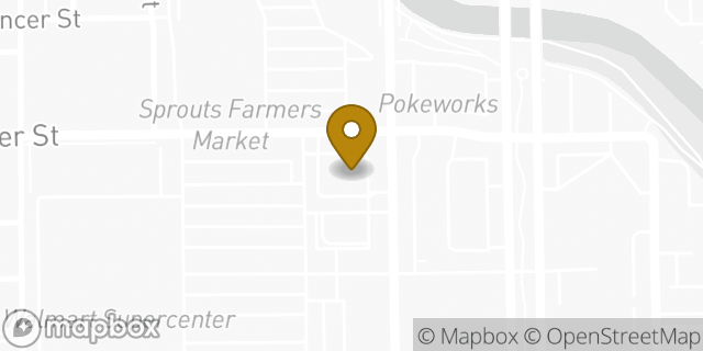 Map showing the location of Chase Bank in Houston, TX 77007