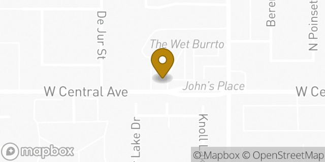 Map showing the location of Subway in Brea, CA 92821