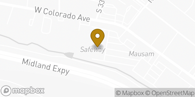 Map showing the location of Safeway in Colorado Springs, CO 80904