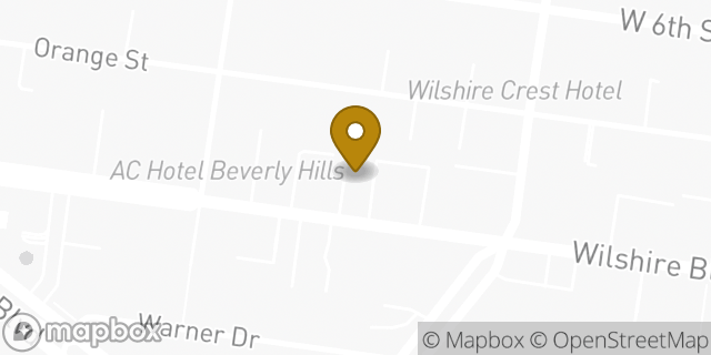 Map showing the location of McDonald's in Los Angeles, CA 90048