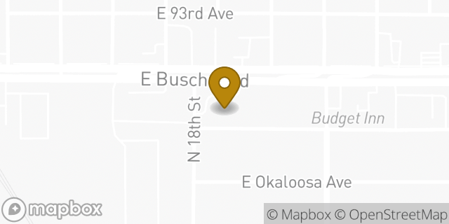 Map showing the location of AutoZone in Tampa, FL 33612