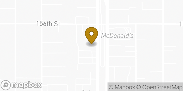 Map showing the location of Papa John's Pizza in Lawndale, CA 90260