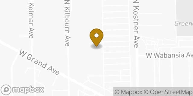 Map showing the location of Amazon Locker - Hecate in Chicago, IL 60639
