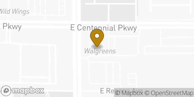 Map showing the location of Walgreens in North Las Vegas, NV 89081