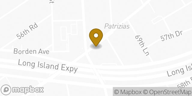 Map showing the location of Dunkin' in Maspeth, NY 11378