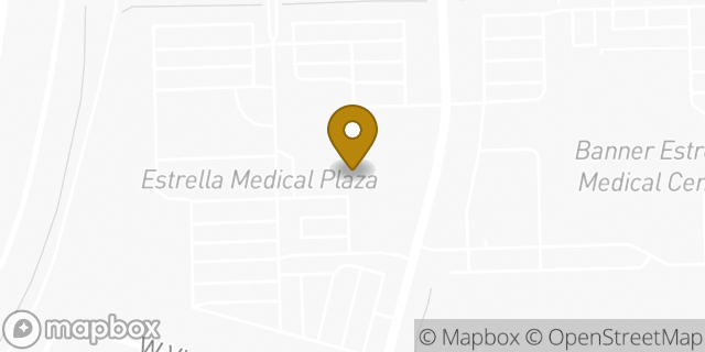 Map showing the location of Banner Children's Specialists in Phoenix, AZ 85037