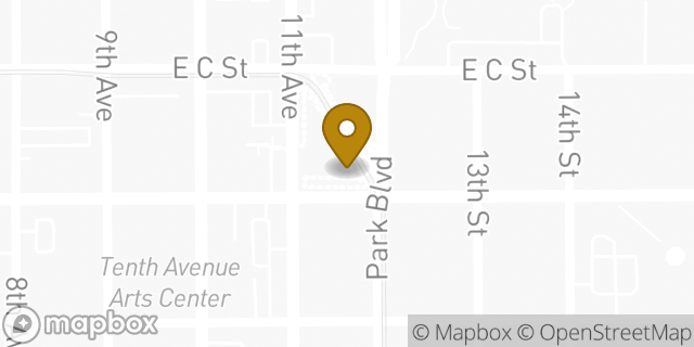 Map showing the location of 7-Eleven in San Diego, CA 92101