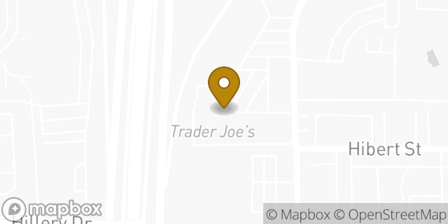 Map showing the location of Trader Joe's in San Diego, CA 92131