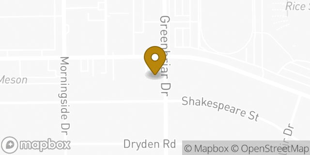 Map showing the location of University in Houston, TX 77005