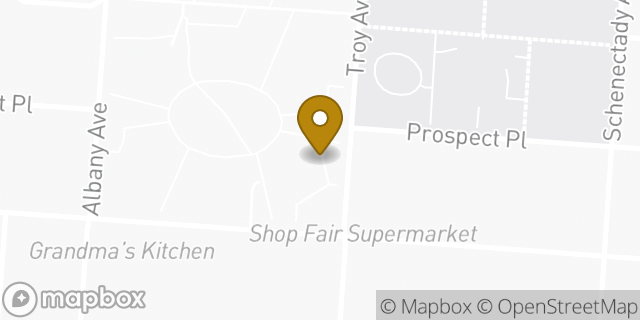 Map showing the location of Amazon Locker - Eyal in Brooklyn, NY 11213