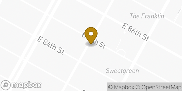 Map showing the location of Starbucks in New York, NY 10028