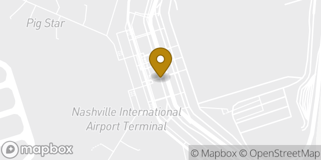 Map showing the location of Alamo Rent A Car in Nashville, TN 37214
