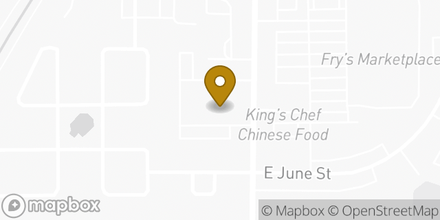 Map showing the location of The Church of Jesus Christ of Latter-day Saints in Mesa, AZ 85203