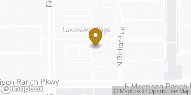 Map showing the location of Subway in Gilbert, AZ 85296