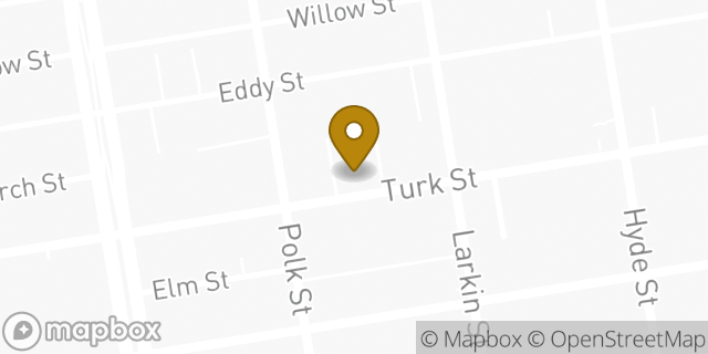 Map showing the location of Enterprise in San Francisco, CA 94102