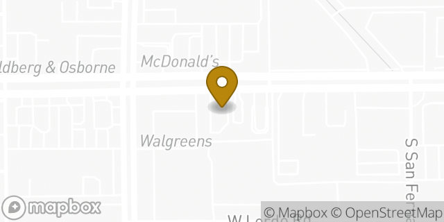 Map showing the location of Whataburger in Tucson, AZ 85706