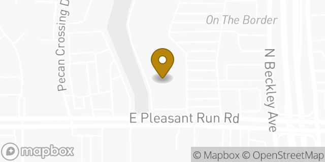 Map showing the location of Planet Fitness in Desoto, TX 75115