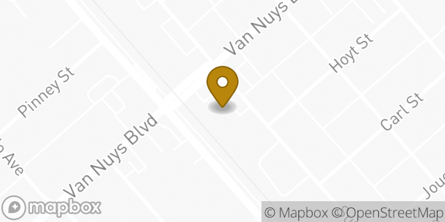 Map showing the location of AutoZone in Pacoima, CA 91331