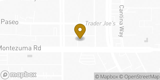 Map showing the location of McDonald's in San Diego, CA 92115