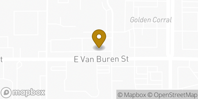 Map showing the location of Baskin-Robbins in Goodyear, AZ 85338