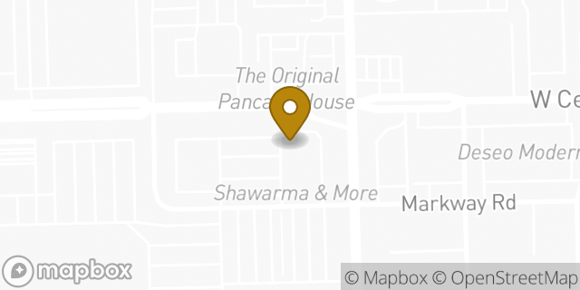 Map showing the location of Starbucks in Toledo, OH 43606