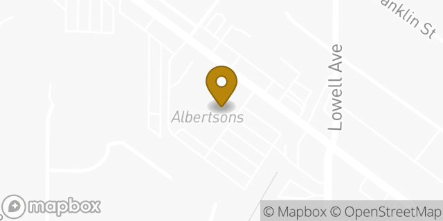 Map showing the location of Albertsons in Tujunga, CA