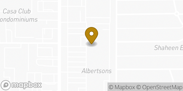Map showing the location of Amazon Locker - Academism in Tucson, AZ 85719