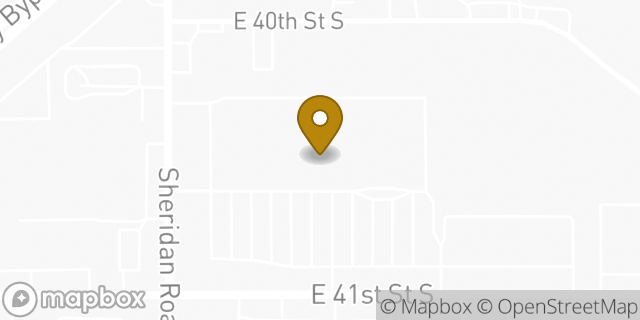 Map showing the location of Penske Truck Rental in Tulsa, OK 74145