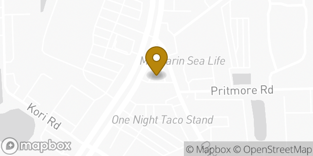 Map showing the location of Starbucks in Jacksonville, FL 32257