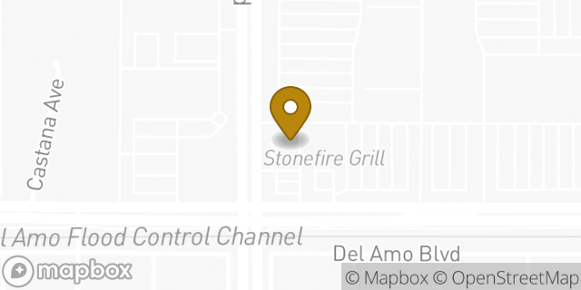 Map showing the location of McDonald's in Lakewood, CA 90712