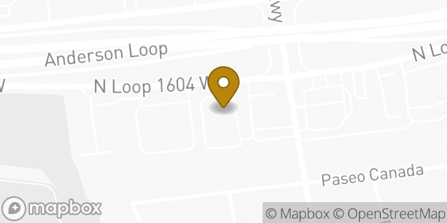 Map showing the location of Avis Car Rental in San Antonio, TX 78232