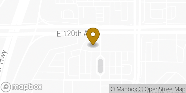 Map showing the location of LongHorn Steakhouse in Northglenn, CO 80233