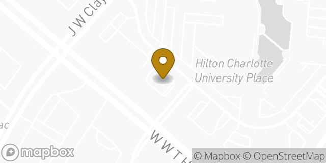 Map showing the location of Fifth Third Bank in Charlotte, NC 28262