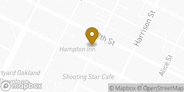 Map showing the location of Oakland-Chinatown in Oakland, CA 94607