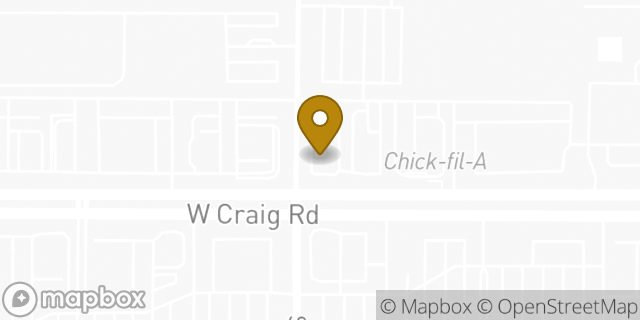 Map showing the location of Starbucks in North Las Vegas, NV 89032