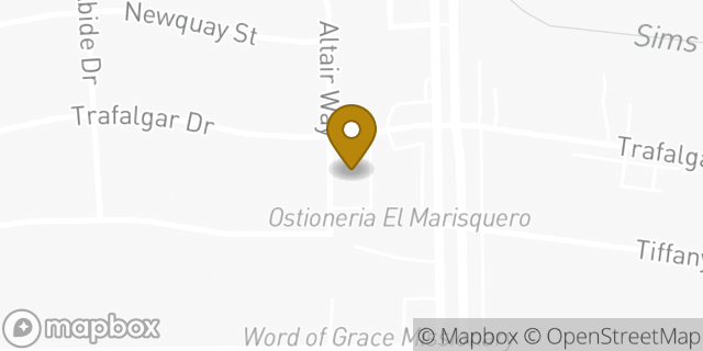 Map showing the location of Iglesia Evangelica El Redentor in Houston, TX 77085