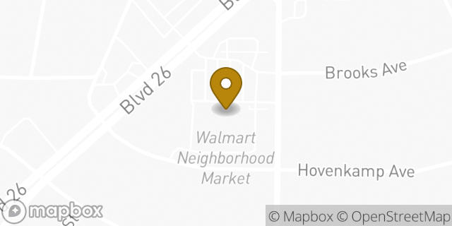 Map showing the location of Walmart Neighborhood Market in Richland Hills, TX 76180