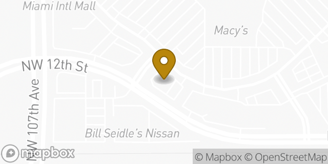 Map showing the location of Chase Bank in Miami, FL 33172