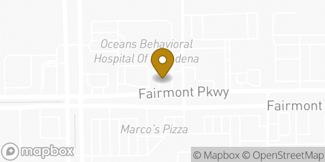 Map showing the location of Whataburger in Pasadena, TX 77505