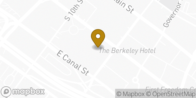 Map showing the location of Starbucks in Richmond, VA 23219