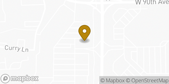 Map showing the location of Dunkin' in Westminster, CO 80005