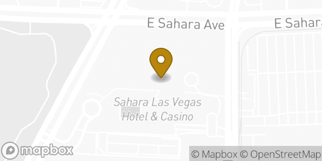 Map showing the location of Starbucks in Las Vegas, NV 89109
